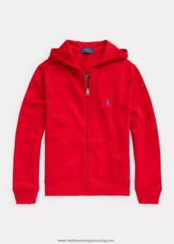 logós polár teljes cipzáras kapucnis pulcsi 2680486635 gyerekek Ralph Lauren 2000 rl piros