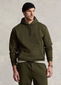 logóval domborított dupla kötésű kapucnis pulcsi 2680481379 férfiak Ralph Lauren társasági olajbogyó