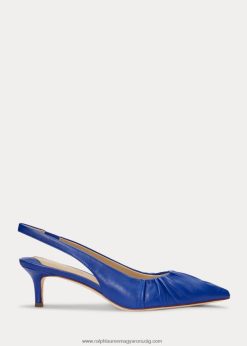 lolah nappa bőr slingback pumpa 2680485035 nők Ralph Lauren kék szaturnusz