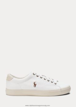 longwood bőr tornacipő 2680482019 férfiak Ralph Lauren fehér