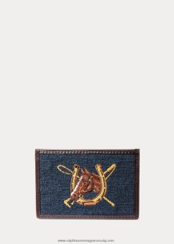 lovas tűhegyű kártyatok 2680482762 férfiak Ralph Lauren sötétkék/sárga