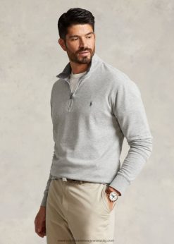 luxus mez negyedcipzáras pulóver 2680481673 férfiak Ralph Lauren és hanga fölött
