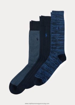 madárszem nadrágzokni 3 db 2680488789 férfiak Ralph Lauren haditengerészet