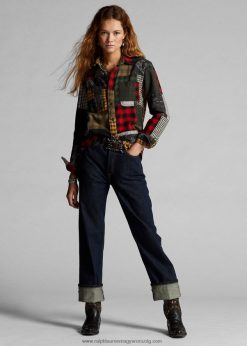 magas fiú szabású farmer 2680489146 nők Ralph Lauren öblítés