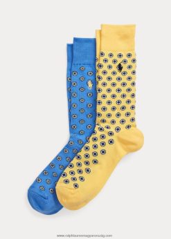 medalion nadrágzokni 2 db 2680482369 férfiak Ralph Lauren lágy sárga