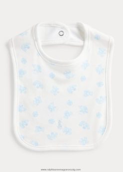 medvemintás biopamut előke 2680488060 baba Ralph Lauren kék multi