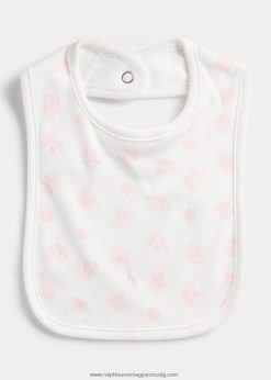 medvemintás biopamut előke 2680488063 baba Ralph Lauren rózsaszín multi