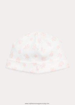 medvemintás biopamut sapka 2680488029 baba Ralph Lauren rózsaszín multi