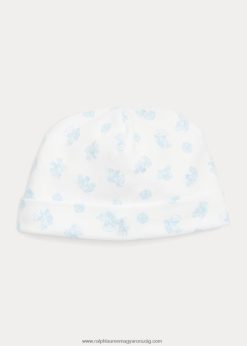 medvemintás biopamut sapka 2680488031 baba Ralph Lauren kék multi