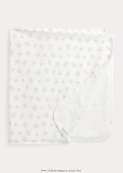 medvemintás biopamut takaró 2680488082 baba Ralph Lauren szürke multi