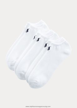 mélyen dekoltált zokni 3 db 2680488801 férfiak Ralph Lauren fehér