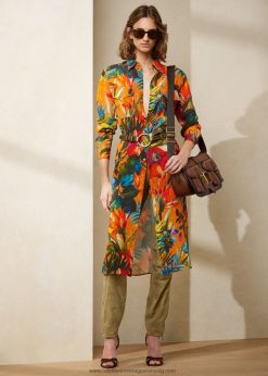 mitchell bárány-velúr nadrág 2680483574 nők Ralph Lauren zuzmó zöld