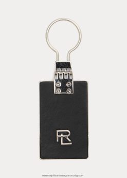 monogram vachetta bőr kulcstartó 2680488985 férfiak Ralph Lauren fekete