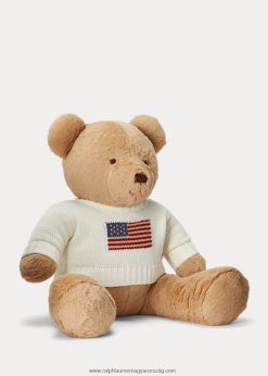 nagy zászlós pulóver pólómaci 2680488101 baba Ralph Lauren klubházi krém