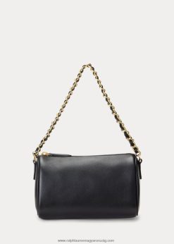 nappa bőr kis emelia válltáska 2680485435 nők Ralph Lauren fekete