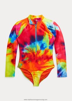 nyakkendő-festéknyomatos egyrészes kiütésvédő 2680487308 gyerekek Ralph Lauren nyakkendőfesték