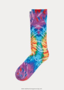 nyakkendős legénységi zokni 2680482376 férfiak Ralph Lauren szivárvány