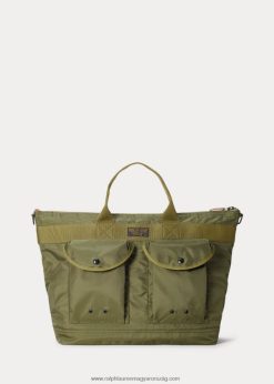 nylon vászon használati táska 2680488873 férfiak Ralph Lauren olajbogyó szürkés