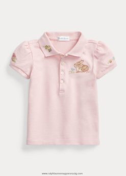 nyuszi sztreccs hálós póló 2680487895 baba Ralph Lauren csipetnyi rózsaszín