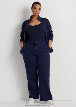 oldalcsíkos francia frottír atlétikai nadrág 2680484647 nők Ralph Lauren kifinomult haditengerészet