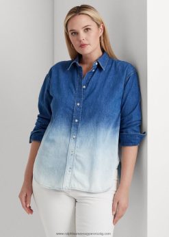 ombre chambray ing 2680484535 nők Ralph Lauren ombre canyon mosás