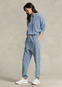 organikus pamut gyapjú jogger 2680489194 nők Ralph Lauren indigó