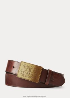 örökségi plakett-csatos öv 2680482571 férfiak Ralph Lauren barna