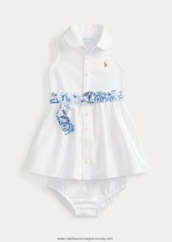 öves oxford ingdresser & bloomer 2680487851 baba Ralph Lauren fedélzetmosó fehér