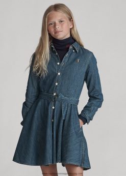 öves pamut farmer ingruha 2680487025 gyerekek Ralph Lauren indigó