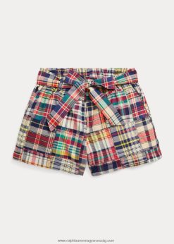 öves patchwork madras papírzacskó rövid 2680489948 gyerekek Ralph Lauren madras patchwork