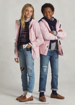 p-réteg 1 használati vízlepergető kabát 2680486009 gyerekek Ralph Lauren csipetnyi rózsaszín