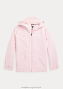 p-réteg 1 vízlepergető kapucnis kabát 2680485994 gyerekek Ralph Lauren csipetnyi rózsaszín