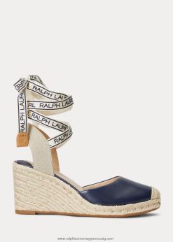 paislee bőr espadrill 2680485044 nők Ralph Lauren kifinomult haditengerészet