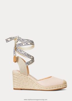 paislee nappa bőr espadrille 2680485042 nők Ralph Lauren világos rózsaszín