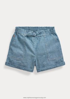 pamut chambray tábor rövid 2680489938 gyerekek Ralph Lauren indigó