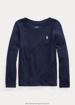 pamut dzsörzé póló 2680486901 gyerekek Ralph Lauren kifinomult haditengerészet