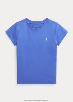 pamut dzsörzé póló 2680486909 gyerekek Ralph Lauren leánykő kék