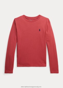 pamut dzsörzé póló 2680487218 gyerekek Ralph Lauren chili paprika