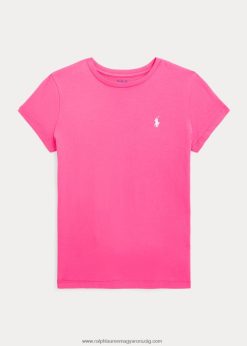 pamut dzsörzé póló 2680487230 gyerekek Ralph Lauren sivatagi rózsaszín