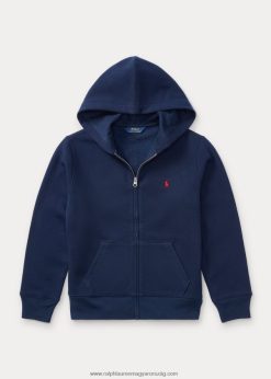 pamut-keverék-polár kapucnis pulcsi 2680486055 gyerekek Ralph Lauren haditengerészet