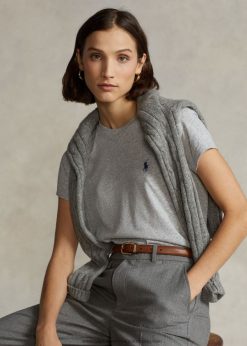 pamut nyakú póló 2680484748 nők Ralph Lauren macskaköves hanga