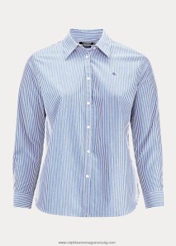 pamut oxford ing 2680484736 nők Ralph Lauren kék fehér