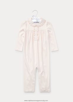 pamut póló kezeslábas 2680487747 baba Ralph Lauren finom rózsaszín