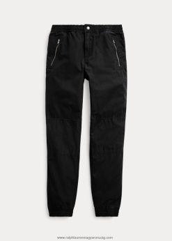 pamut poplin jogger nadrág 2680486048 gyerekek Ralph Lauren fekete