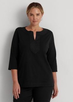 pamut tunika 2680484733 nők Ralph Lauren fekete