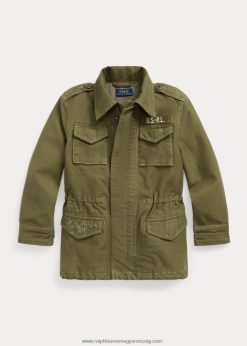 pamut twill felesleges kabát 2680486893 gyerekek Ralph Lauren kerti ösvény