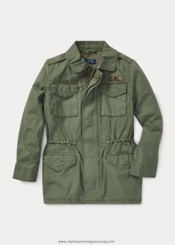 pamut twill felesleges kabát 2680487208 gyerekek Ralph Lauren kerti ösvény