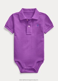 pamuthálós póló body 26804810007 baba Ralph Lauren paloma lila