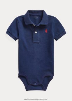 pamuthálós póló body 26804810008 baba Ralph Lauren newporti haditengerészet