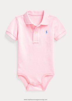 pamuthálós póló body 2680487685 baba Ralph Lauren karmel rózsaszín